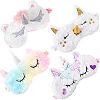 Antifaz para Dormir- ZOYLINK 3 Piezas Mascara para Dormir Antifaz Unicornio Antifaces Máscara para Niños-Niñas- Mujeres…